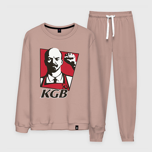 Мужской костюм KGB Lenin / Пыльно-розовый – фото 1