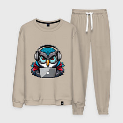 Мужской костюм Never sleep owl