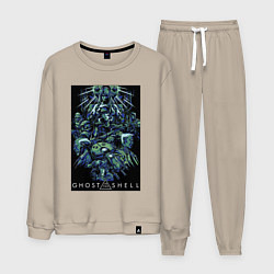 Костюм хлопковый мужской Призрак в доспехах - проект 2501, цвет: миндальный