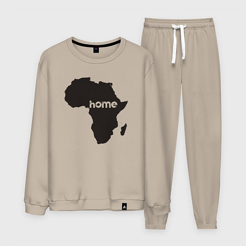 Мужской костюм Africa home / Миндальный – фото 1