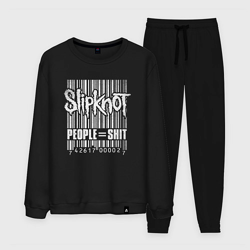 Мужской костюм Slipknot bar code / Черный – фото 1