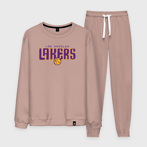 Мужской костюм Team Lakers / Пыльно-розовый – фото 1