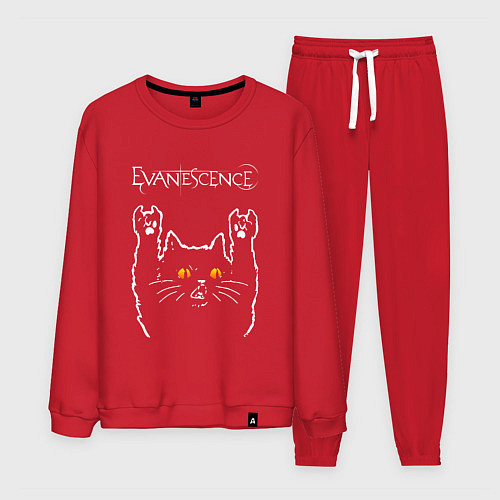 Мужской костюм Evanescence rock cat / Красный – фото 1