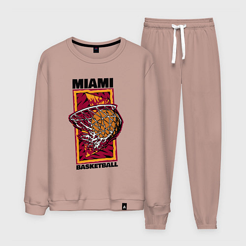 Мужской костюм Miami Heat shot / Пыльно-розовый – фото 1