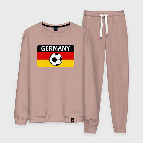 Мужской костюм Football Germany / Пыльно-розовый – фото 1