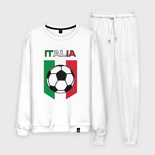 Мужской костюм Футбол Италии / Белый – фото 1