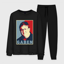 Костюм хлопковый мужской Gaben, цвет: черный