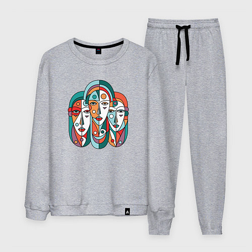 Мужской костюм Три сестры / Меланж – фото 1