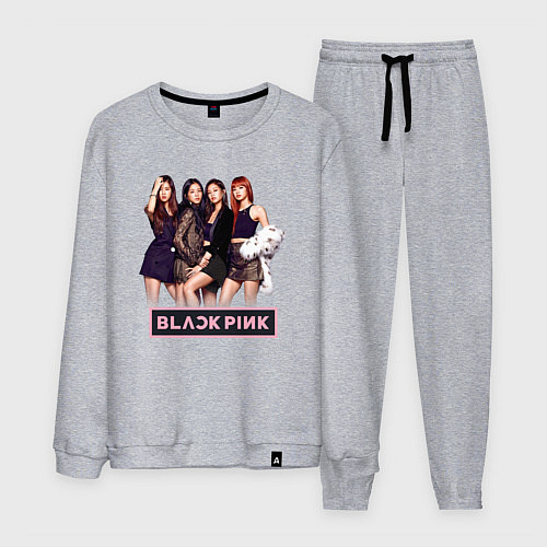 Мужской костюм Rose Blackpink kpop / Меланж – фото 1