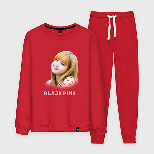 Мужской костюм Lisa Blackpink / Красный – фото 1