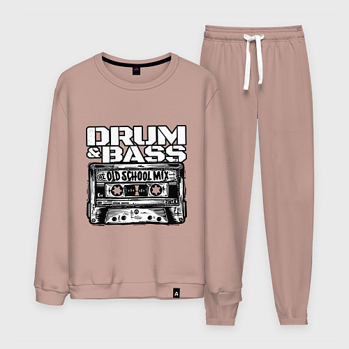 Мужской костюм Dnb oldschool / Пыльно-розовый – фото 1