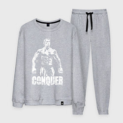 Костюм хлопковый мужской Arnold conquer, цвет: меланж