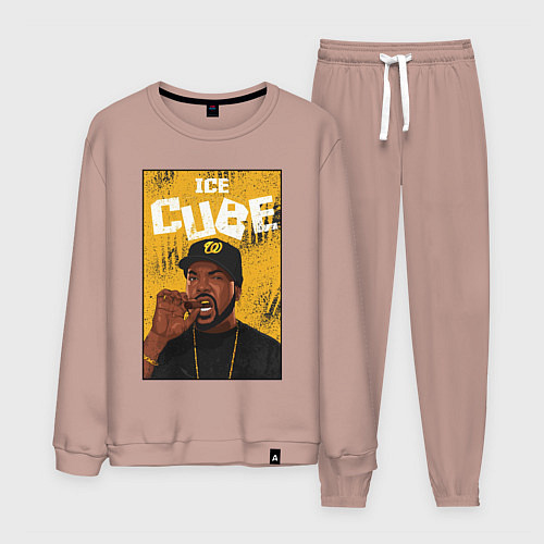 Мужской костюм Ice Сube / Пыльно-розовый – фото 1