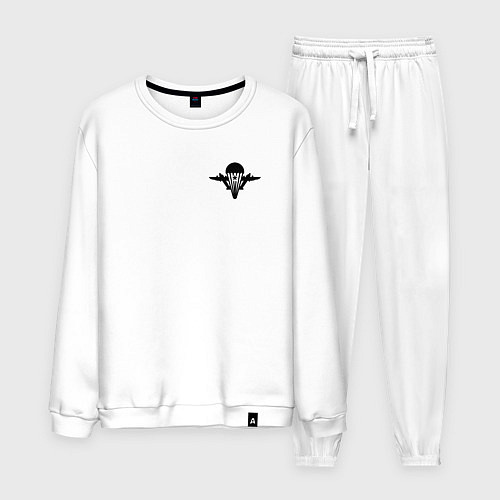 Мужской костюм ВДВ символ логотип / Белый – фото 1