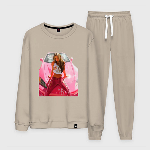 Мужской костюм Суши Девон Аоки Honda s2000 / Миндальный – фото 1