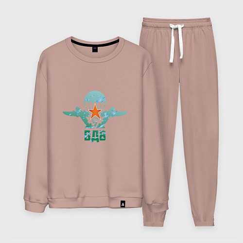 Мужской костюм ВДВ десантура / Пыльно-розовый – фото 1