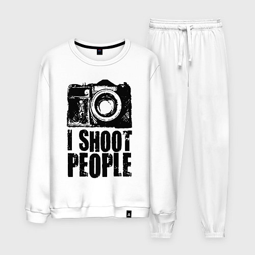 Мужской костюм Shoot photographer / Белый – фото 1