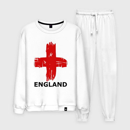 Мужской костюм England flag / Белый – фото 1