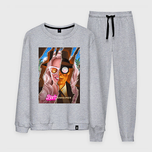 Мужской костюм Barbenheimer барбигеймер / Меланж – фото 1