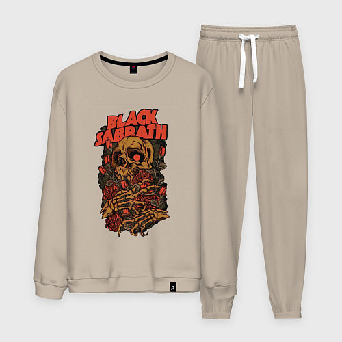 Мужской костюм Черный саббат / Миндальный – фото 1