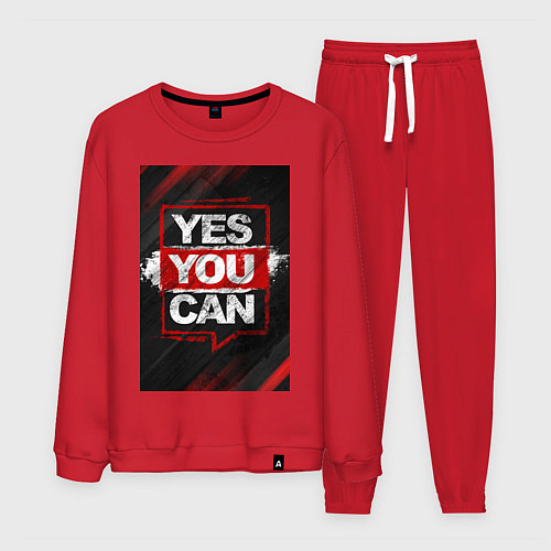 Мужской костюм Yes, you can / Красный – фото 1