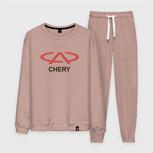 Мужской костюм Chery Logo / Пыльно-розовый – фото 1