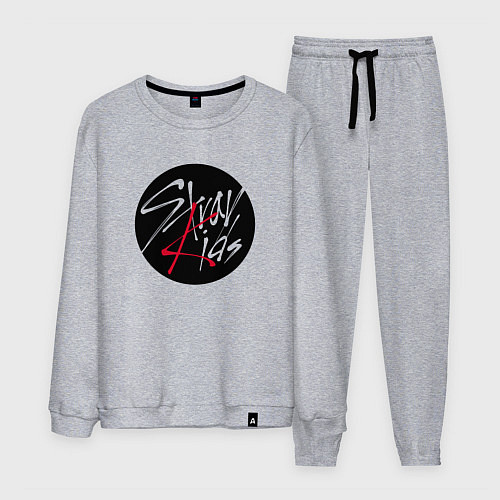 Мужской костюм Stray Kids logo / Меланж – фото 1