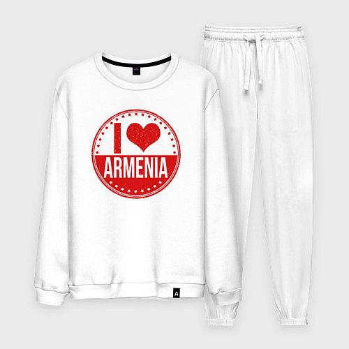 Мужской костюм Love Armenia / Белый – фото 1