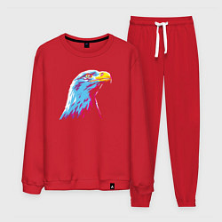 Костюм хлопковый мужской Орел WPAP, цвет: красный