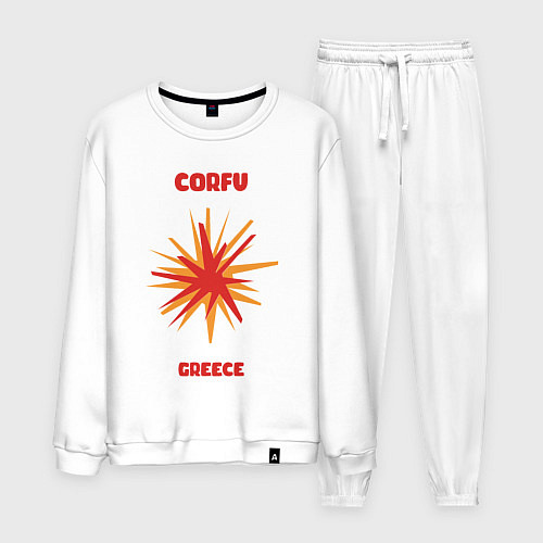 Мужской костюм Корфу - Греция / Белый – фото 1