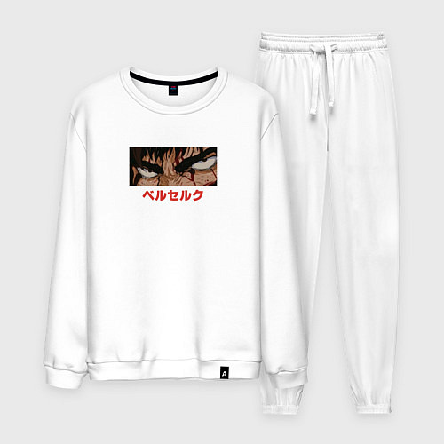 Мужской костюм Взгляд Гатса: Берсерк / Белый – фото 1