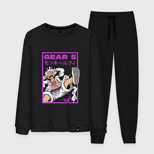 Мужской костюм One piece - gear 5 белый / Черный – фото 1