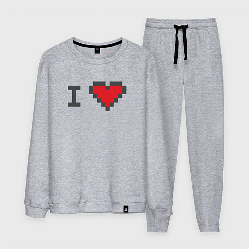 Мужской костюм MoMo - 8bit I Love / Меланж – фото 1