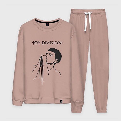 Мужской костюм Йен Кёртис Joy Division / Пыльно-розовый – фото 1