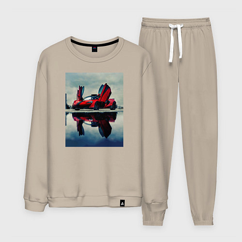 Мужской костюм Спорт кар с дверями верх / Миндальный – фото 1