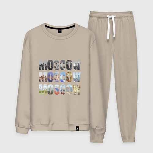 Мужской костюм Moscow - Москва / Миндальный – фото 1