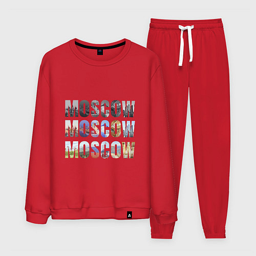 Мужской костюм Moscow - Москва / Красный – фото 1