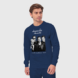 Костюм хлопковый мужской Depeche Mode World Violation Tour Band, цвет: тёмно-синий — фото 2