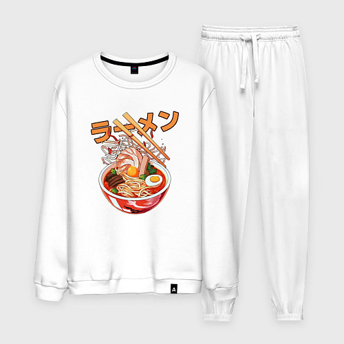 Мужской костюм Ramen Рамен / Белый – фото 1