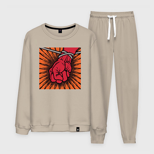 Мужской костюм Обложка альбома St Anger группы Metallica / Миндальный – фото 1