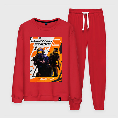 Мужской костюм КС 2 Азимов / Красный – фото 1