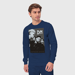 Костюм хлопковый мужской Depeche Mode 90 Violator, цвет: тёмно-синий — фото 2