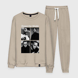 Костюм хлопковый мужской Depeche Mode Violator 2, цвет: миндальный