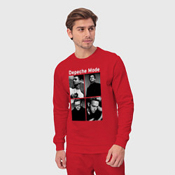Костюм хлопковый мужской Depeche Mode Violator 2, цвет: красный — фото 2