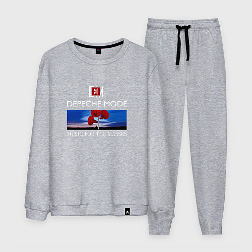 Мужской костюм Depeche Mode - Music for the Masses logo / Меланж – фото 1