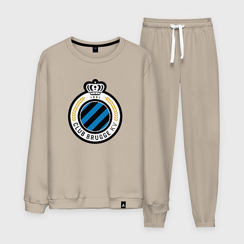 Мужской костюм Brugge fc sport / Миндальный – фото 1