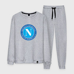 Костюм хлопковый мужской Napoli fc sport, цвет: меланж