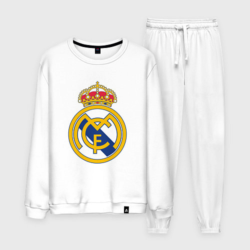 Мужской костюм Real madrid fc sport / Белый – фото 1