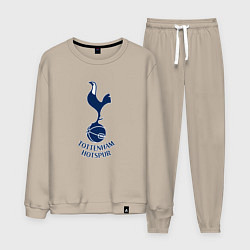 Костюм хлопковый мужской Tottenham Hotspur fc sport, цвет: миндальный