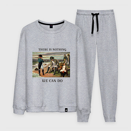 Мужской костюм There is nothing we can do / Меланж – фото 1